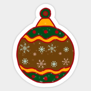 Christmas Tree Ornament Sticker